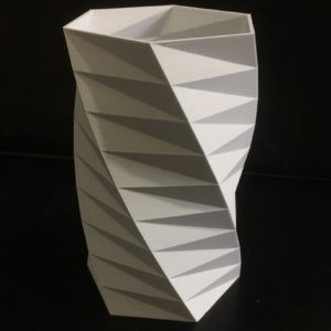 Impression 3D à partir de filament d'impression 3D recyclé Nefila HIPS blanc pur