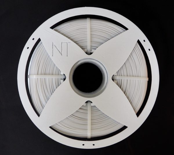 Recycled 3D printing filament - Nefila HIPS Natural white