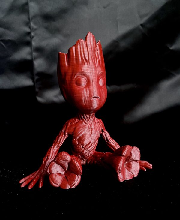 Recycled 3D printing filament Nefila HIPS burgundy